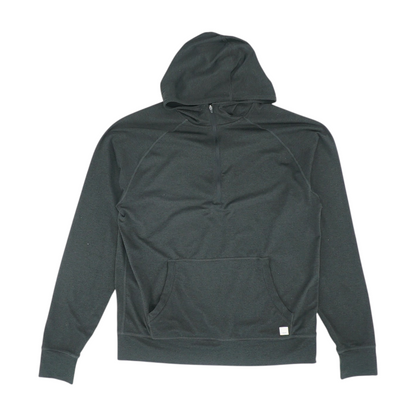 Charcoal Solid 1/4 Zip Pullover