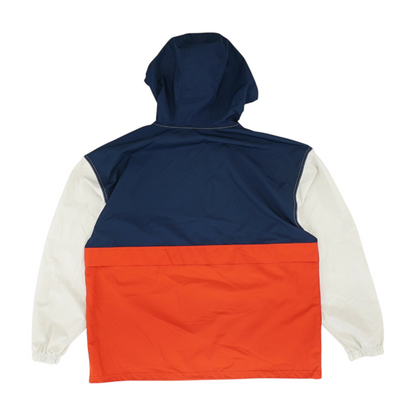 Red Color Block 1/4 Zip Pullover