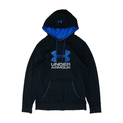 Black Solid Hoodie Pullover