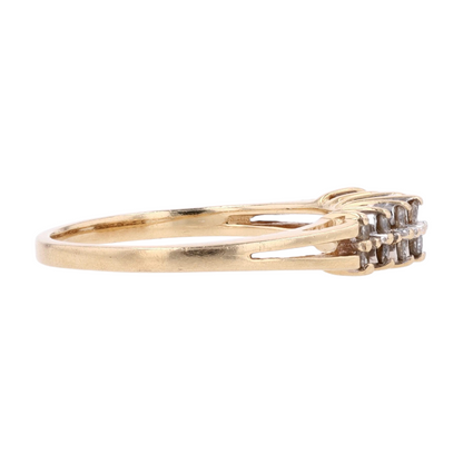 1/8 ctw 14K Yellow Gold Diamond Band Ring