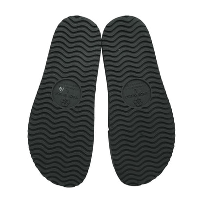 Black Casual Slide Sandals