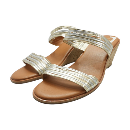 Silver Heeled Sandals