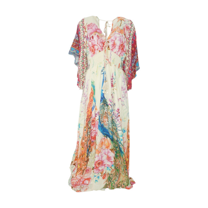 Yellow Floral Maxi Dress