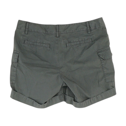 Gray Solid 5-Pocket Shorts