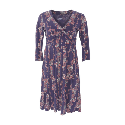 Navy Floral Mini Dress
