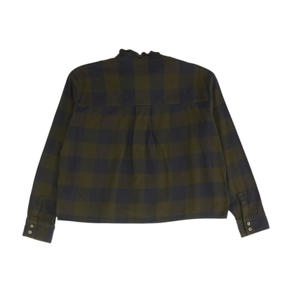 Brown Check Button Down