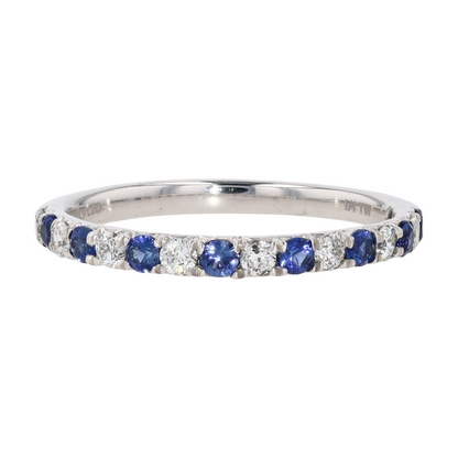 Sterling Silver Lab Grown Diamond Band Ring