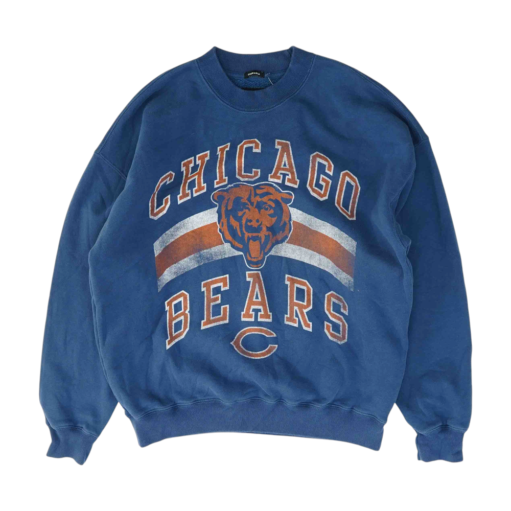 Navy Chicago Bears Solid Sweatshirt Pullover