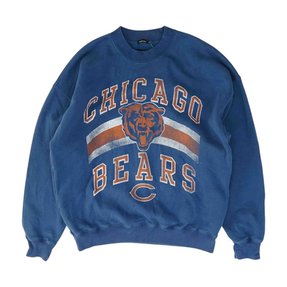 Navy Chicago Bears Solid Sweatshirt Pullover