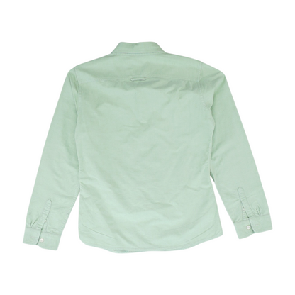 Green Button Down