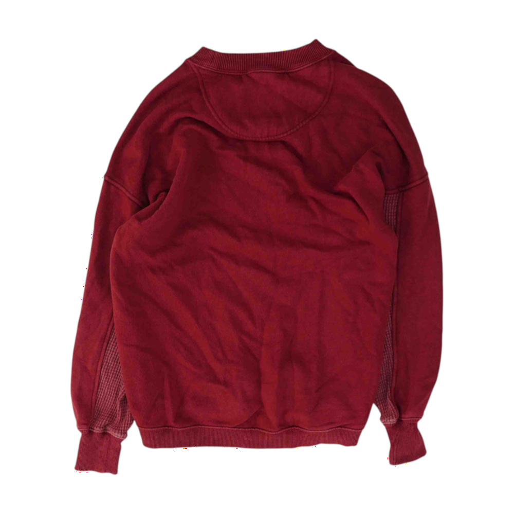 Red Solid Hoodie Pullover