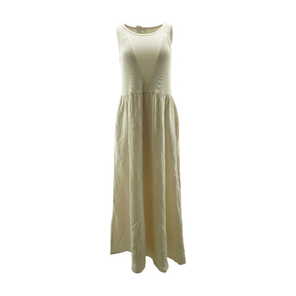 Beige Formal Maxi Dress