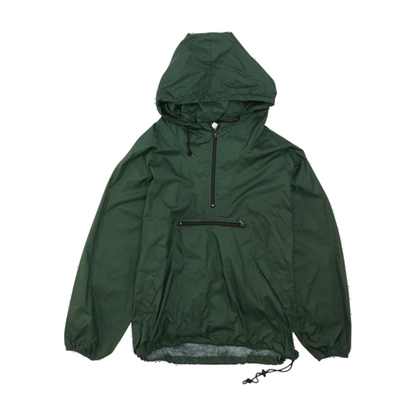 Green Solid 1/4 Zip Pullover