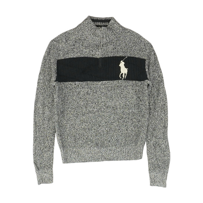 Black 1/4 Zip Sweater