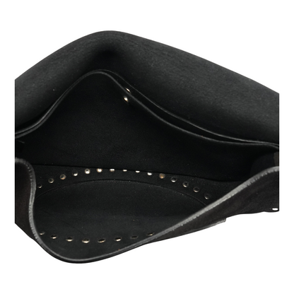 Studded Poulbot Suede Mini Bag