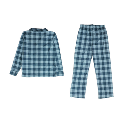 Blue Check Pajama Set