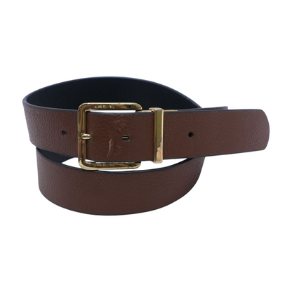 Black Reversible Leather Belt