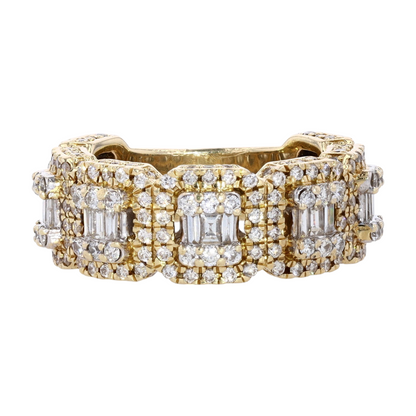 1 1/2 ctw 14K Yellow Gold Diamond Band