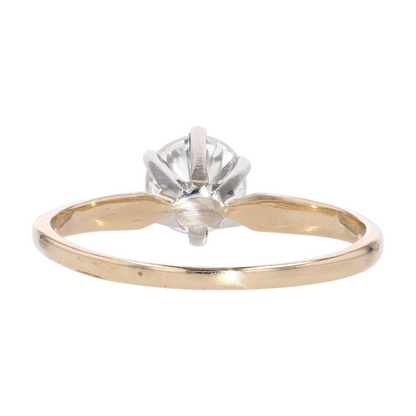 5/8 ctw 14K Two-Tone Gold Diamond Engagement Ring