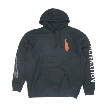 Black Solid Hoodie Pullover