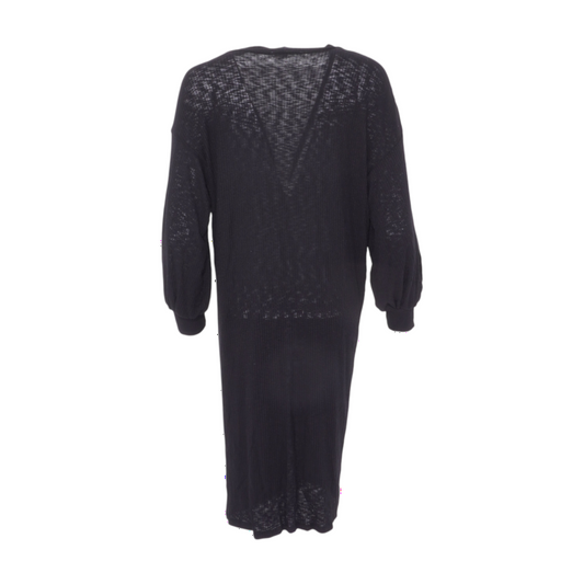 Hover Black Cardigan Sweater