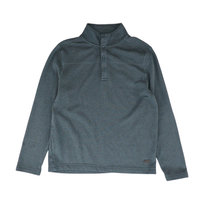 Gray Solid Pullover Sweater