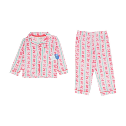 Pink Graphic Pajama Set