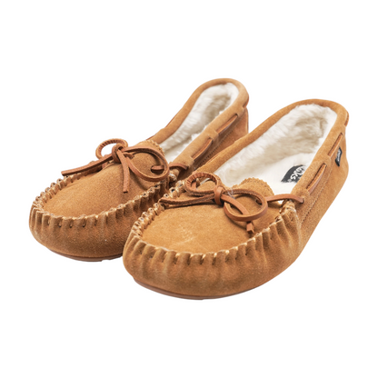 Tan Slip-On Flats