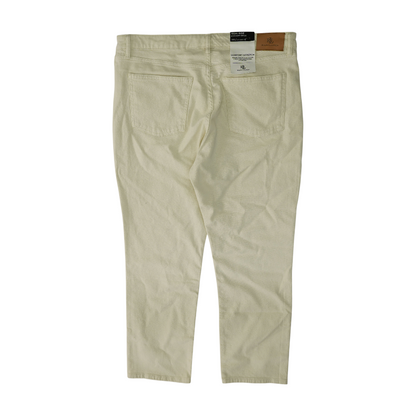 Beige Straight Jeans