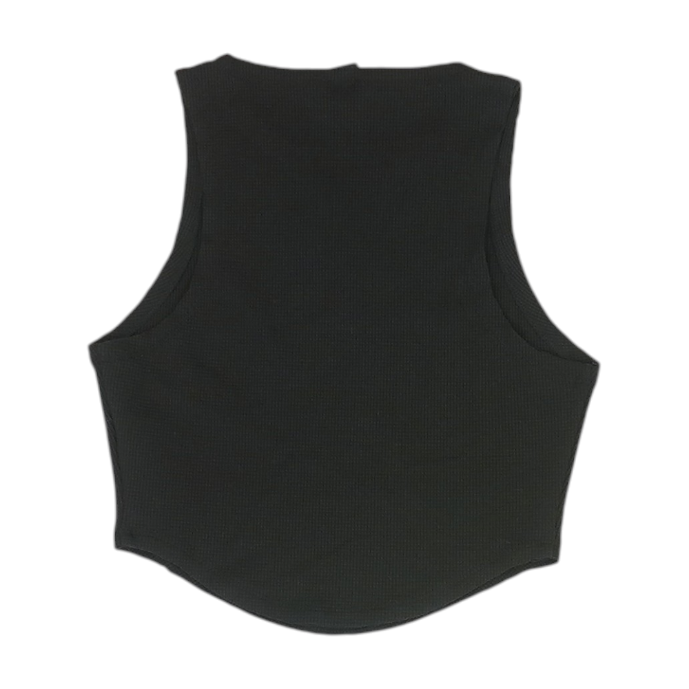 Black Cropped Blouse