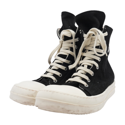 Ramones High-Top Sneakers in Black
