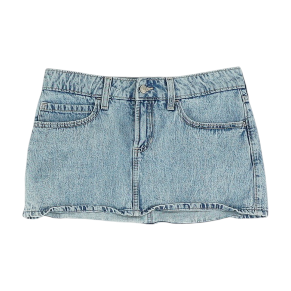 Blue Mini Skirt