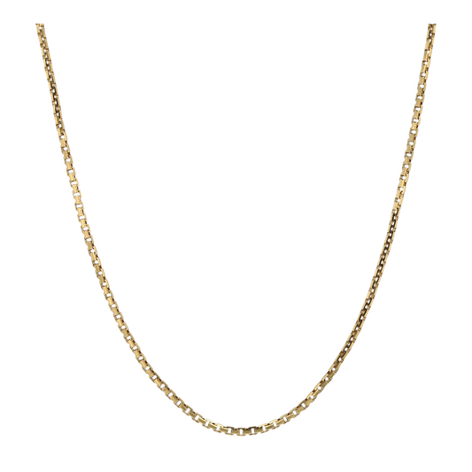 18K Yellow Gold Chain Necklace