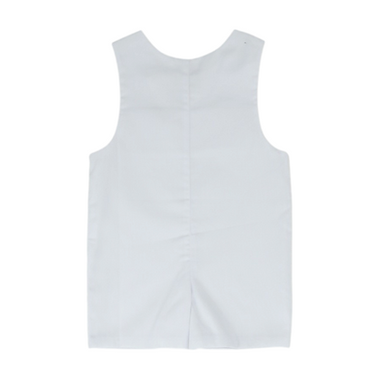 White Sleeveless One-Piece