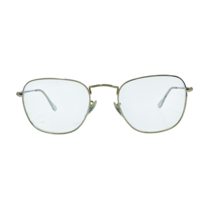 Gold FRANK Square Prescription Eyewear
