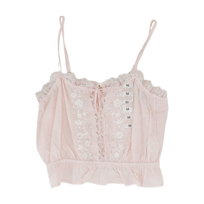 Pink Cropped Blouse