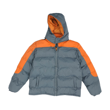 Gray Color Block Jacket