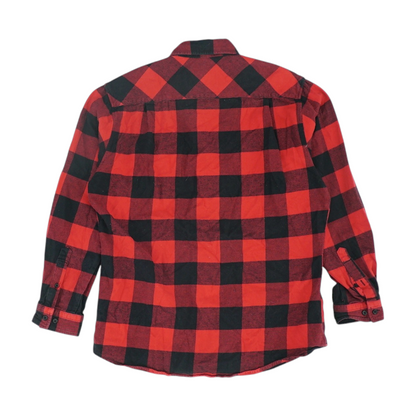 Red Check Flannel Button Down