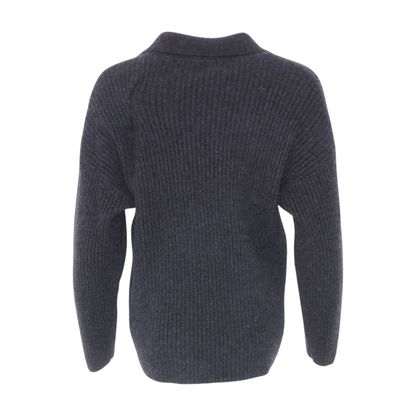 Gray Cardigan Sweater