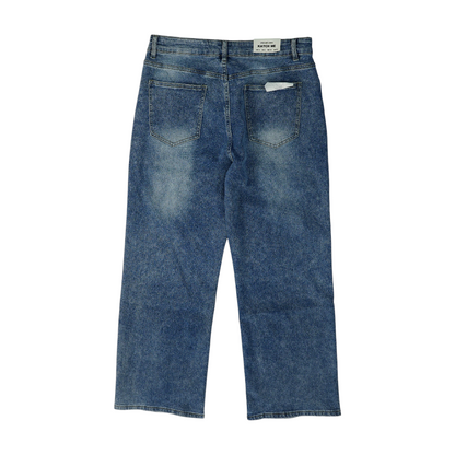 Blue Wide Leg Jeans