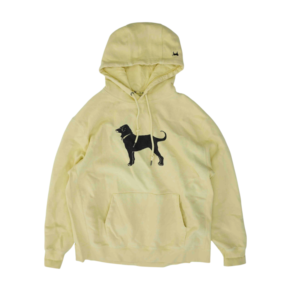 Yellow Solid Hoodie Pullover