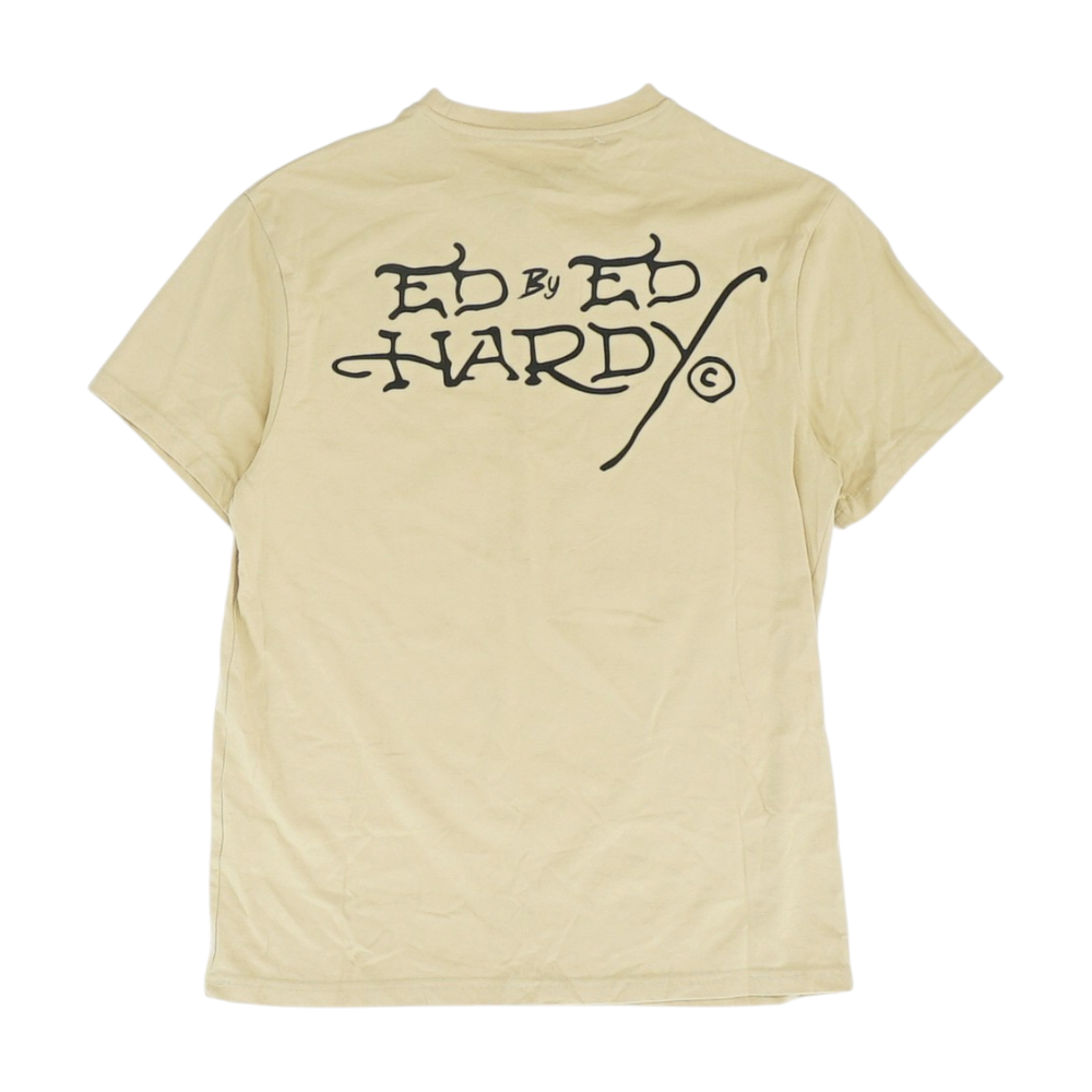 Khaki Solid T-Shirt