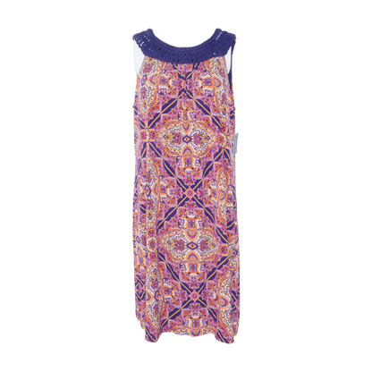 Multi Graphic Midi Dress