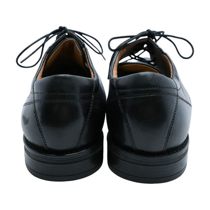 Black Leather Derby/oxford Dress Shoes