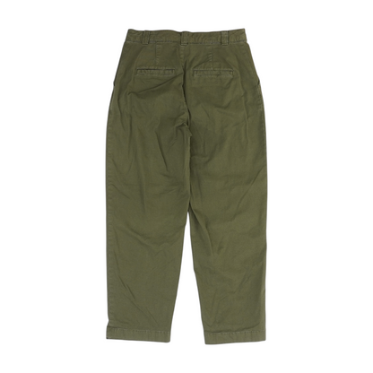 Green Straight Pants