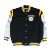 Black Pittsburgh Steelers Color Block Jacket
