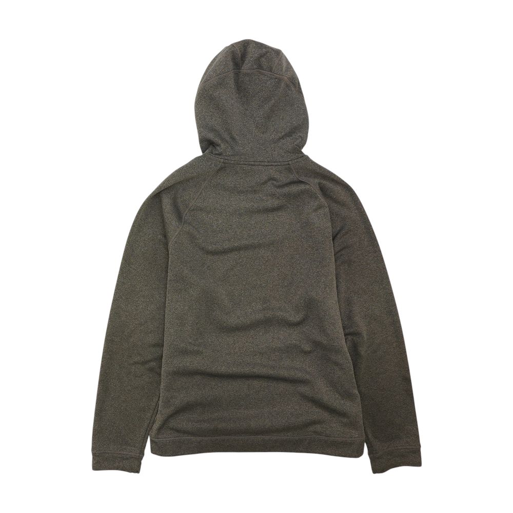 Gray Solid Hoodie Pullover