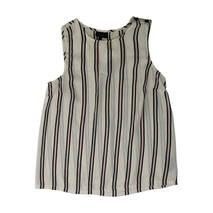 White Striped Blouse