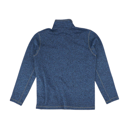 Navy Solid 1/4 Zip Pullover