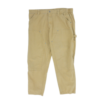 Brown Tapered Jeans
